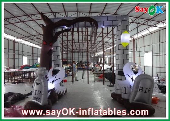 Durable Inflatable Holiday Decorations , Inflatable Halloween Arch For Rental Business