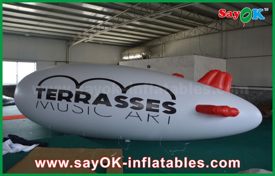 0.2mm PVC Custom Logo Inflatable Helium Balloon 5m Helium Zeppelin Air Plane