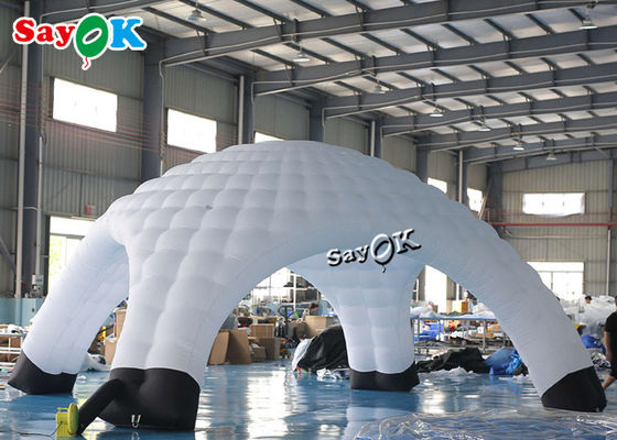 Inflatable Tunnel Tent 6.9x4mH Portable Inflatable Air Tent Exhibition Spider Dome Tent
