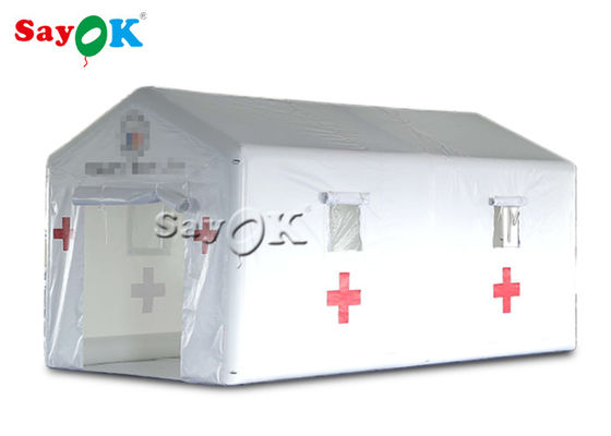 White 6x3x3mH Temporary Emergency Inflatable Medical Tent