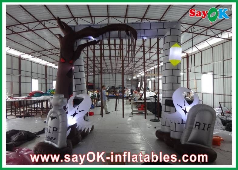 Durable Inflatable Holiday Decorations , Inflatable Halloween Arch For Rental Business