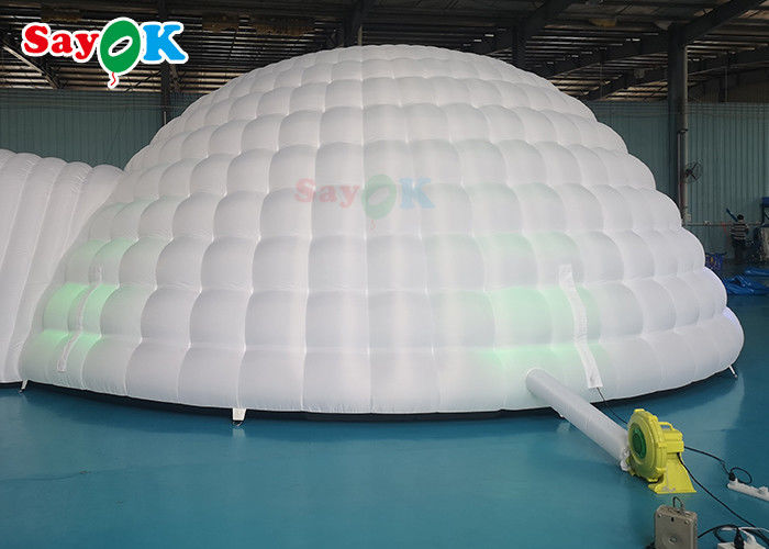 Oxford Cloth 8m Inflatable Camping Tent Blow Up Dome Tent For Astronomy Museum