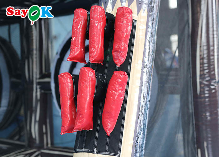 0.55mm PVC Inflatable Sports Games Carnival Inflatable Axe Throw Dart Double Lane