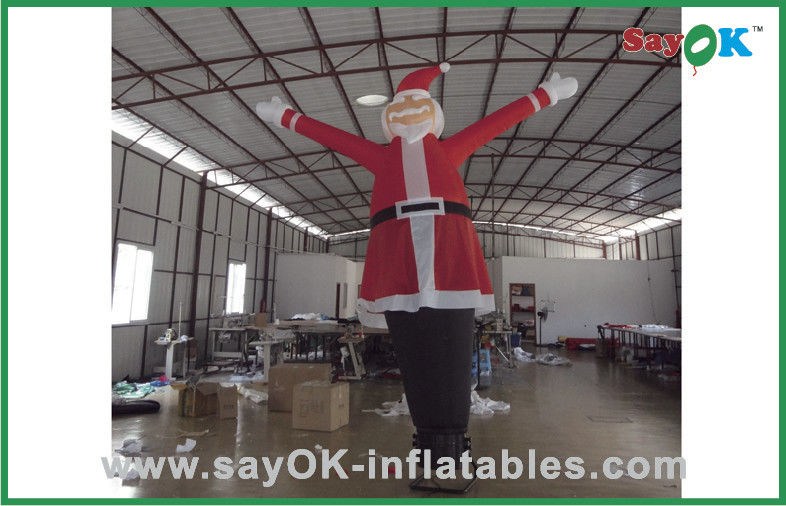 Dancing Air Puppets Santa Claus Advertising Inflatable Air Dancer For Christmas Celebrate