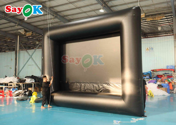 Outdoor Portable Movie Projector Screen 16ft Inflatable Cinema Movie Screen