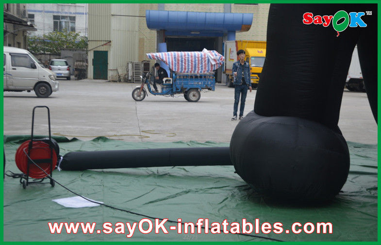 Inflatable Character Balloons Giant 6m Cartoon Inflatable Cat Commerical Advertising For Outdoor