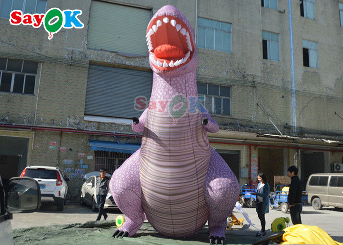Inflatable Christmas Dinosaur Large Size 5m Inflatable Tyrannosaurus Rex Dinosaur Full Printing