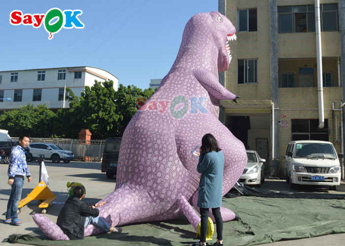 Inflatable Christmas Dinosaur Large Size 5m Inflatable Tyrannosaurus Rex Dinosaur Full Printing