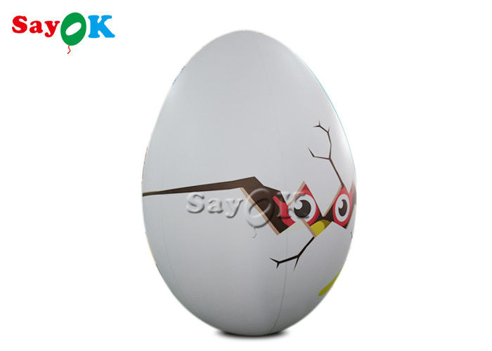 Easter Decoration Custom Inflatable Products Colourful Inflatable Bird Eggs Shape Balloon