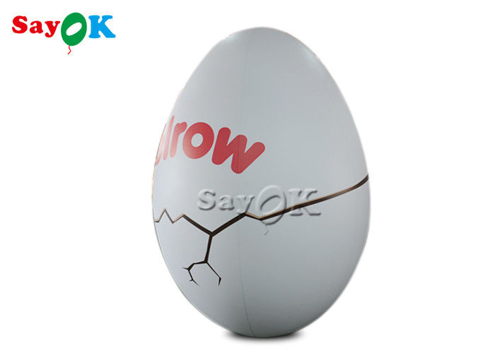 Easter Decoration Custom Inflatable Products Colourful Inflatable Bird Eggs Shape Balloon