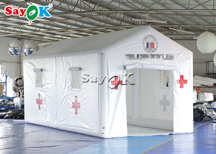 White 6x3x3mH Temporary Emergency Inflatable Medical Tent