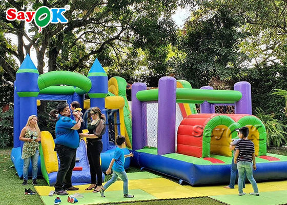 หนาวทนใหญ่พับ inflatable Camo Bouncer สําหรับสวนสนุก SGS CE