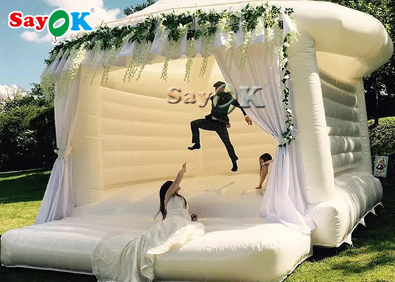 โบมป์บอนด์บอนด์พาณิชย์ สําหรับงานแต่ง / White Bouncy Castle
