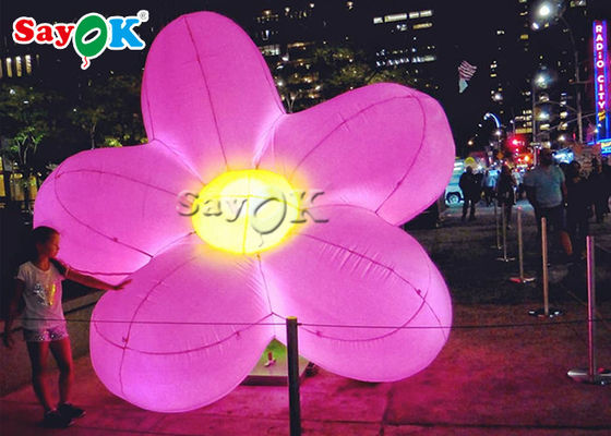 ดอกไม้แขวน LED แบบเทียมที่สามารถอัดกระจายได้ สําหรับตกแต่งโฆษณา