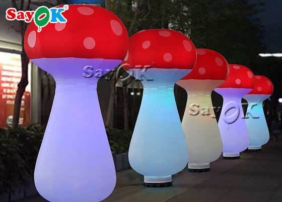 แสง LED สีแดงและขาว 2.5m ฟองเปลือกสําหรับเทศกาลดนตรี