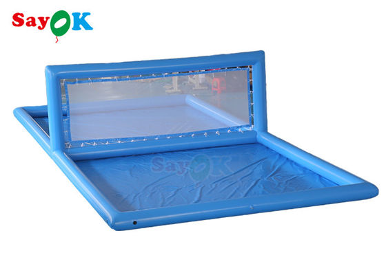 PVC เครื่องเล่นน้ําแบบอัดลม สนามวอลเลย์บอล สนามครอบครัว สถานที่ชุมชน ความบันเทิง เกมส์ปฏิสัมพันธ์