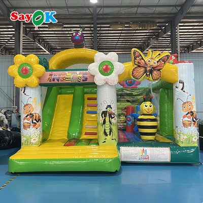 Insect Paradise สไลด์ตีกลับทำให้พอง Combo Jumping Castle สำหรับสวนสนุก
