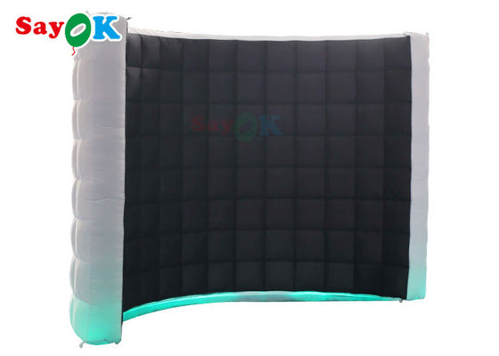 210D Oxford Cloth LED Wall บูธภาพถ่ายพองสำหรับกิจกรรมขนาดใหญ่