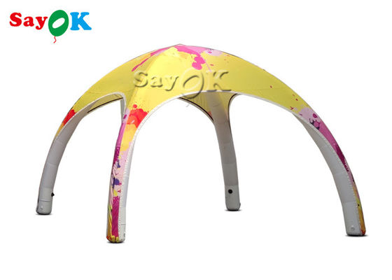 เต็นท์สนามหญ้าพองกันน้ำ Oxford TPU Inflatable Air Spider Dome Tent