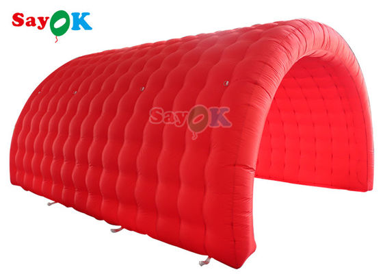 210D Oxford ผ้าเต็นท์อุโมงค์พองโฆษณา Custom Blow Up Channel Tent