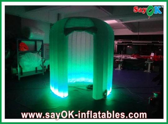 เต็นท์ปาร์ตี้เป่าลม OEM เส้นผ่านศูนย์กลาง 3 ม. บูธภาพถ่ายพองรอบสำหรับการโฆษณา