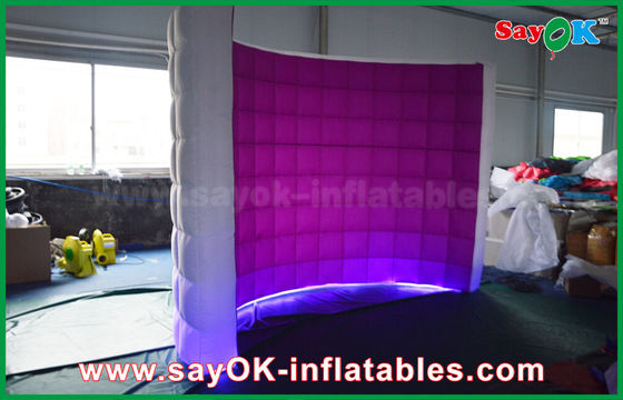 บูธภาพถ่ายทำให้พองเช่า Kiosk LED Wall บูธภาพถ่ายทำให้พอง, Party Led Photobooth วัสดุผ้า Oxford