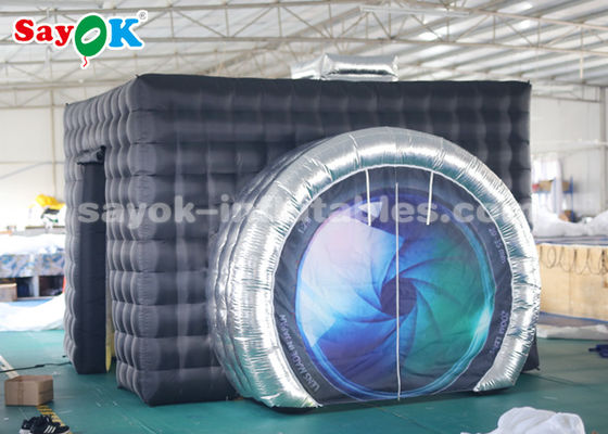 เต็นท์ปาร์ตี้เป่าลมไฟ LED Strip บูธแสดงสินค้าพองสำหรับงานโฆษณา ROHS
