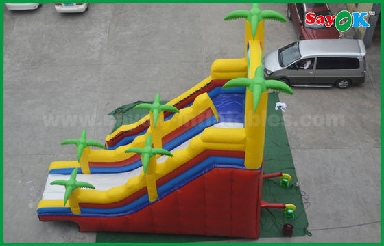 เด็กสไลด์ทำให้พอง 5 X 8 ยักษ์กลางแจ้งพาณิชย์ Bouncer สไลด์สไลด์คู่