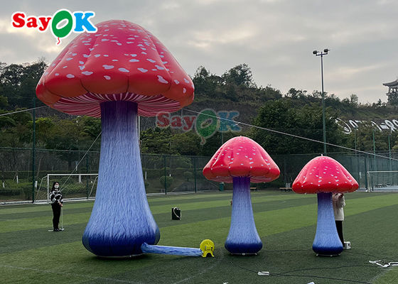 โรงงานจำลองเห็ดพองยักษ์สำหรับ Wonderland ระเบิดเห็ดด้วยดอกไม้