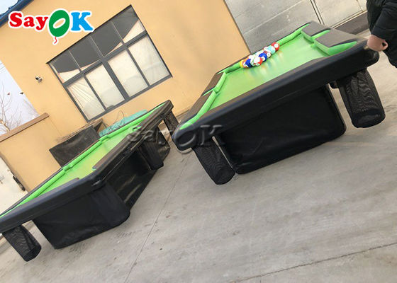 เกมโบว์ลิ่งเป่าลม 0.9 มม. PVC Air Sealed Inflatable Pool Table พร้อมขาตั้ง