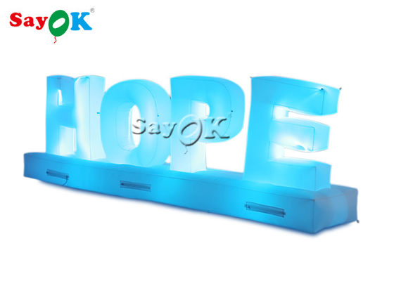 สามารถปรับแต่งได้ 1.3m HOPE อัลฟาเบตสําหรับการส่งเสริม