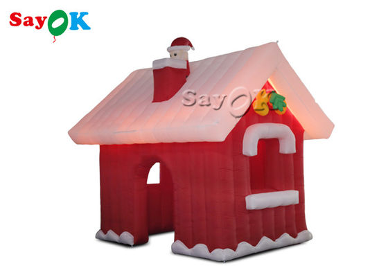 3*3*3m Oxford บ้านหมู่บ้านคริสต์มาสต์แบบอัดลม สําหรับงานปาร์ตี้