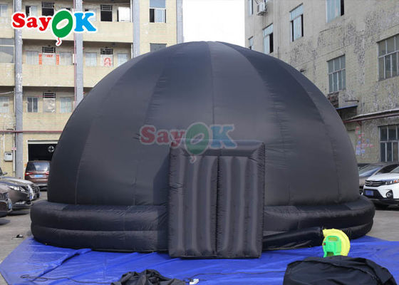 ห้องเต็นท์ดาวเคราะห์เคลื่อนไหวแบบอัดลม สําหรับทําภาพยนตร์กลางแจ้ง 360 ห้องเต็นท์โครงการฉายภาพยนตร์