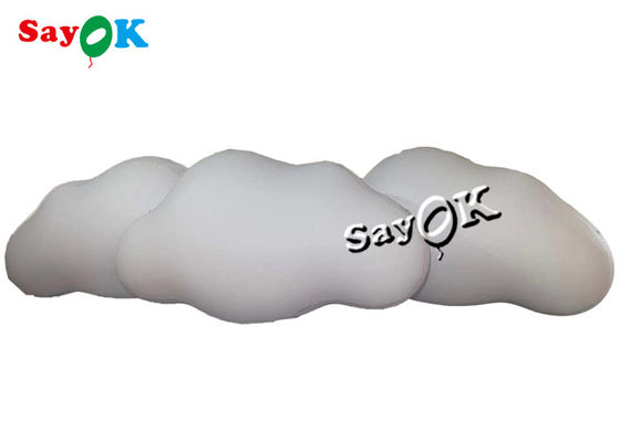 3m 10ft Custom Inflatable Products Ceiling Hanging PVC Cloud Balloon With LED Lights สายพัดลมพัดลมพัดลมพัดลมพัดลมพัดลมพัดลม