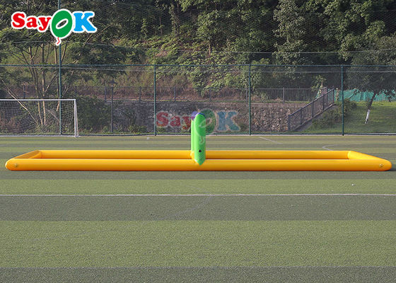 สระว่ายน้ําระบายน้ําอัดอากาศ 0.9 มม สนามระบายน้ํา PVC บล๊อปอัพ ของเล่นน้ํา สําหรับกีฬา เกมน้ํา