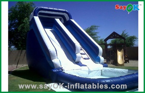 สไลด์น้ําอัดอัดขนาดใหญ่ Custom PVC Tarpaulin มินิ Bouncer / Bouncer สไลด์อัดอัดและสไลด์สําหรับความสนุกในน้ํา