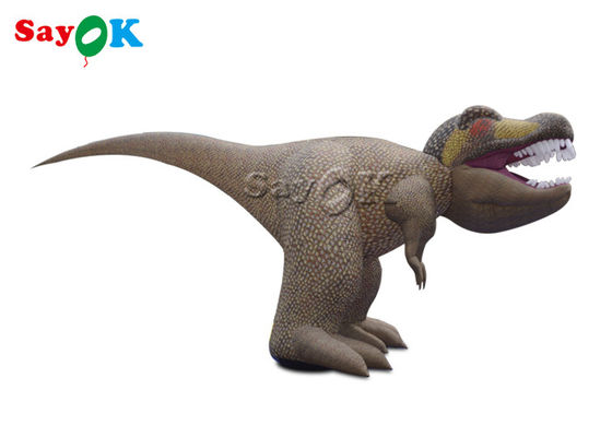 ไดโนเสาร์คริสต์มาสต์แบบอัดอัด 5m 15ft ไดโนเสาร์แบบอัดอัด T-Rex Tyrannosaurus สําหรับการแสดง