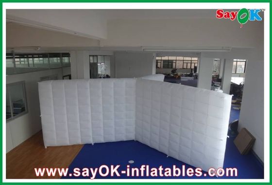 Custom เปลือกเต็นท์ครอบครัวอากาศ เปลือกผนังแยก / เปลือกขึ้น Led Light Joint Wall สําหรับงานแต่ง