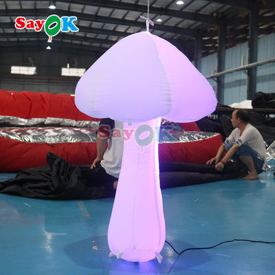 3.2FT แสงเห็ดหมอกอัดลม ประดับคริสต์มาสต์ Led Mushroom Inflatable