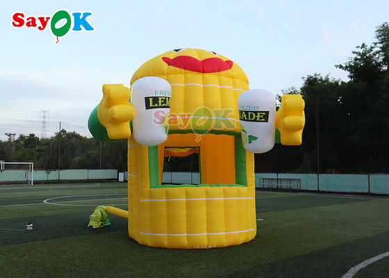 เท็นท์ออกซ์ฟอร์ดแบบอากาศลม ลํามะนาว คาร์ตูน บูธ ลมแบบ Custom Made เท็นท์ลมแบบหญ้า