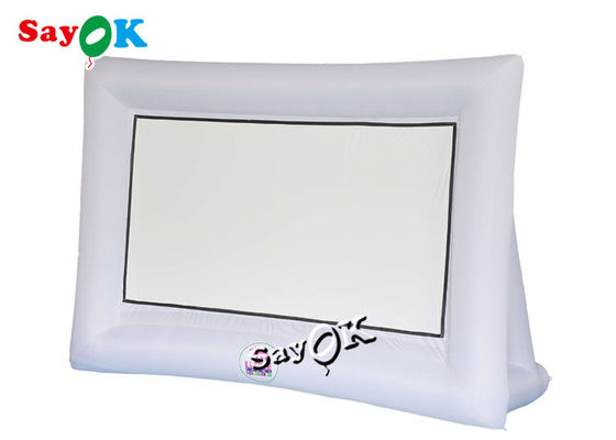 Blow Up Movie Screen 4.2x3m Oxford Cloth จอโปรเจคเตอร์เป่าลมสำหรับสถานที่สาธารณะกลางแจ้ง